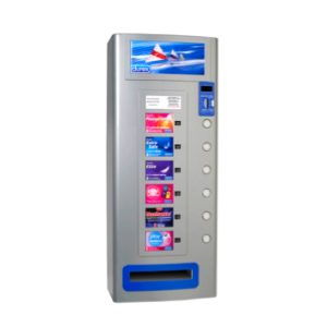 Vending Machine 6 zilver blauw