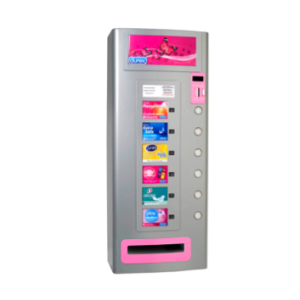 Vending Machine 6 zilver roze